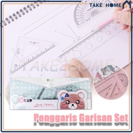 Ruler Set of 4 Plastic Ruler Models / plastic ruler model 1 set / ruler set ruler ruler