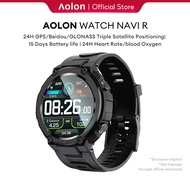 Aolon Navi R GPS Smart Watch AMOLED Display 4 Satellite 3 Modes GPS Heart Rate Blood Pressure Monitor Zeblaze Stratos 2