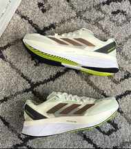 ✅原盒正貨adidas Adizero Boston 11 ShanghaiHalf-Marathon 防滑耐磨輕便低幫跑步鞋男女同款 青米