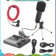 Portable Sound Card Kit PC Microphone Set Accessories F998 BM800 Set isabelgill