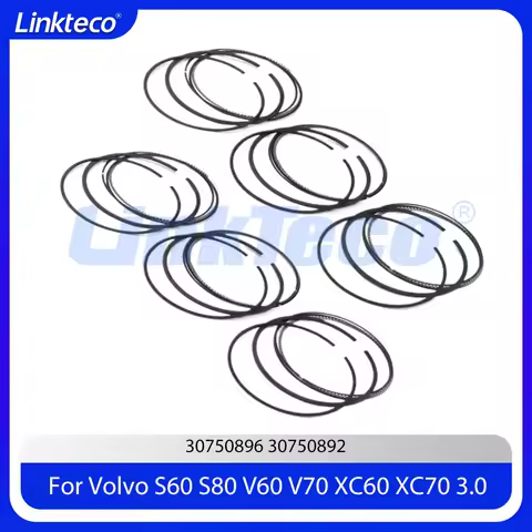 Engine Part STD Piston Ring Set Fit 3.0 T T6 B6304T2 B6304T4 For 08-17 3.0T VOLVO S60 S80 V60 V70 XC