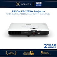 Epson EB-1785W WXGA 3LCD 3200 lumens Wireless Ultra Slim (44mm) Portable Projector