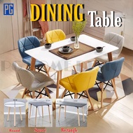 PG HOME:-(READY STOCK)Eames Dining Table / Meja Makan / Study Table / Dining Table Set/ Patio/ Balco