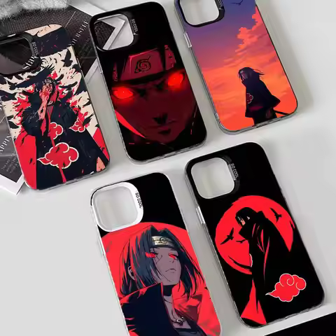 Hot Anime Cool N-Naruto Itachi Eyes Phone Case For IPhone 17 16 15 14 13 12 11 Pro Max Plus Color Sh