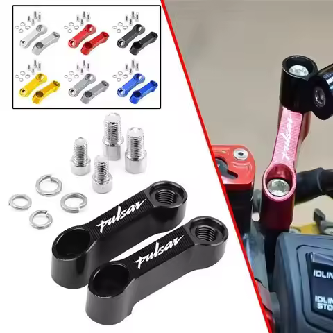 Extension Adapter Handlebar Mirrors Extender Accessories For Bajaj Dominar 400 Pulsar 200 NS 200 RS 