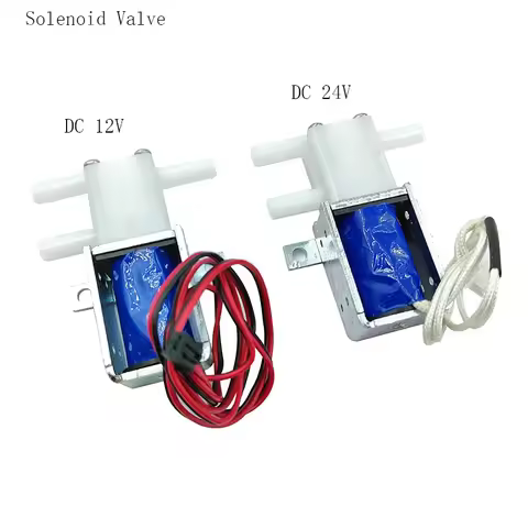 12V24V 2-Position 3-Way N/C N/O Mini Electric Solenoid Valve Micro Air Water Flow Control Valve DIY 