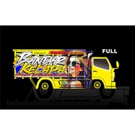 CANTER FUSO HINO TRUCK BACK STICKER