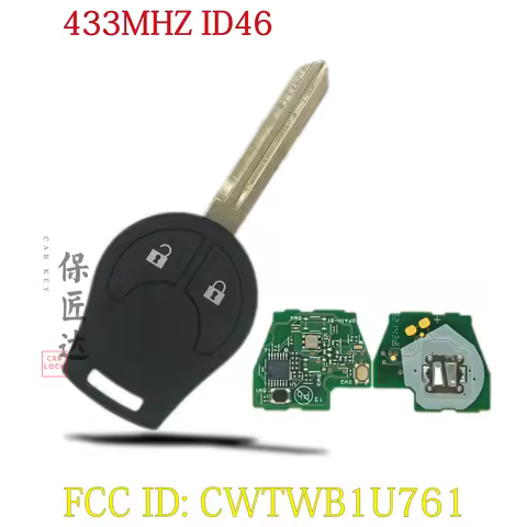 BaoJiangDa Original 2 Button CWTWB1U761 Remote Key For PATROL Y61 Navarre NV200 350 JUKE Micra MK14