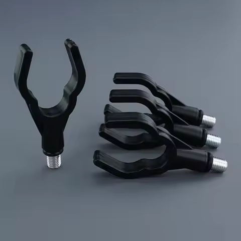 Hirisi 4 Pieces Carp Fishing Rod Rest Head For Fishing Bank Sticks Buzz Bar Fishing Tackle Tools