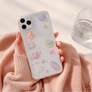 Casing for Samsung S26 S25 FE S24 Ultra A36 A56 A23 A54 A14 Note 10 Lite Plus 9 8 Glitter Bling Star
