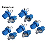 10Pcs LED Bulb Meter Dash B8-5D T5 Lamp with Holder Blue Tuning Auto Car Light