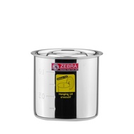 [ZEBRA ZEBRA Brand] 304 Stainless Steel Seasoning Jar 12cm 1.0L (With Lid &amp; Scale) Sauce Barrel Sugar Oil Pot Measuring Cup Inner Conditioning