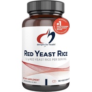 Designs for Health Red Yeast Rice Capsules - 1200mg (1.2g) Supplement to Support Cardiovascular Heal