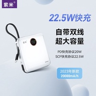 Zimi Power Bank 20000 MAh 22.5W Large Capacity Suitable For Huawei