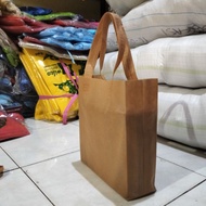 1 Lusinan /12pcs Tas Kain Spunbond Goodie Bag Tali Ukuran Jumbo, Besar / Kecil 25x35 30x40 38x45 Shopping bag / Kantong Belanja Lipat, Goody bag Parsel Hantaran Hajatan Hampers Souvenir Ultah / Pernikahan Pengganti Plastik Paper bag Murah Ramah Lingkungan