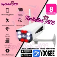 IP CAMERA CCTV OUTDOOR 8MP YOOSEE WIFI CAMERA WATERPROOF - ONVIF