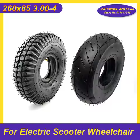 Wear-Resistant Rubber Tire 260x85 Inner Tube 3.00-4 260*85 for Electric Kid Gas Scooter Wheelchair A