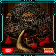 [Lapakgap] Barongan Telon Vip Size 22 Full Wood Barongan Caplokan Kayu Pu86