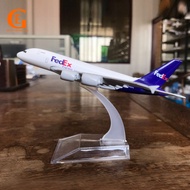 FEDEX A380 Airbus 380 Aircraft Model Die-cast Metal Airlines Plane Airplane Model 16CM