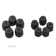 [Kesoto1] 10 pieces A/C Charging Port Service Dust Caps R134a R12 0.51'' & 0.63'' 10pcs Black