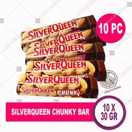 SILVERQUEEN CHUNKY BAR 30GR JAR TOPLES ISI 12 COKLAT SILVERQUEEN CHUNKY BAR 30 GR CASHEW METE