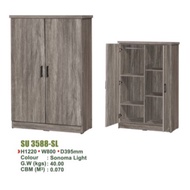 JFH SU 3588 2 Doors Wardrobe / Clothes Storage Cabinet / Wardrobe Cabinet / Kabinet Almari Baju / 2 