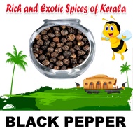 Black Pepper | Biji Lada Hitam | kerala spice spices 50G - Shri Sai Jothy Store