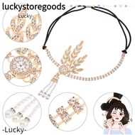 LUCKY Gatsby Flapper Elastic Elegant Vintage Dress Accessories