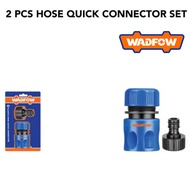 [ WADFOW ] (WQC6E34) 2 PCS Hose Quick Connector Set | Garden Hose Adapter | 0.02KG | 16×8×5cm