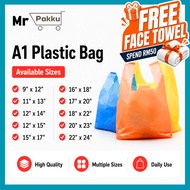 Harga Murah A1 Singlet Plastic Bag / T-Shirt Bag / Beg Plastik / Beg Tangkai  / Tapau Bag