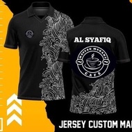 Jersey Retro Collar Custom Name Football Jersey Malaysia Jersey Custom Baju Hitam Lelaki Perempuan Jersey Viral Lengan Panjang Kanak Kanak Streetwear Retro Collar