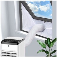 Portable Aircon Window Seal mobile air conditioning soft baffle sealing cloth accessories sliding Window extrapolation inner pull hook and loop horizontal and vertical doors and windows suitable for connecting pipe