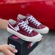 LOKAL Aekoshoes New Basic Maroon Men's and Women's Sneakers, Original Local Indonesia
