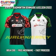 Axelsen Denmark 2026 Badminton Jersey Tshirt Peilua