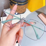 Middle-Aged Elderly Reading Reading Reading Glasses Large Frame Plain Face Small Korean Version Tren