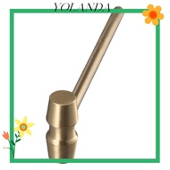 YOLAN Gavel, Yellow Brass Hammer, Judge Auction Judge Hammers Company