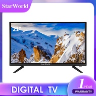 StarWorld LED Digital TV 21นิ้ว ดิจิตอลทีวี ทีวี21นิ้ว มีกล่องในตัว ใช้ไฟ12vและเป็นคอมได้