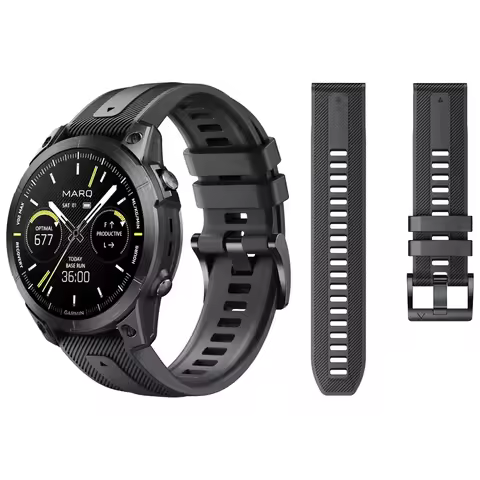 QuickFit 22mm Watch Band For Garmin MARQ Gen 2/Epix Silicone Strap For Garmin Approach S70 47mm/Fore