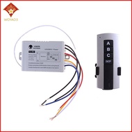 [WY3] 3 Channel Wireless Remote Control Switch Digital Remote Control Switch [MY]