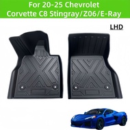 For 20-25 Corvette C8 Stingray/Z06/E-Ray TPE Car Floor Mat