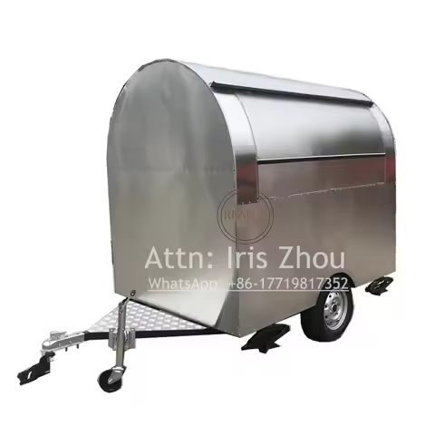 4 water sinks USA standard customized mobile kitchen churros caravan coffee cart, cold food truck us
