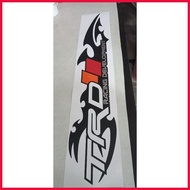 ∇ ♚ ⭐ Toyota Wigo Rear Sticker Design TRD Tribal