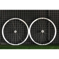 Wheelset Pizz aero mustang silver polish