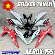 EXCITER NVX155 V1 AEROX THAI COVER SET/ NVX155 V1 AEROX INDO COVER SET BLUE RED PURPLE NVX V1 COVER 