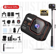 【High Quality】 4K Action Camera 4K60fps With Remote Control Screen Waterproof Sports Camera Drive Re