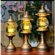 Lotus Bridge Altar Lamp - Lotus Electric Lamp AP09 Altar Lamp Lotus Lamp