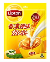 全新 最後 1袋 台灣製造 BBD 2024年4月28日 120年經典茶葉名牌 立頓香濃原味奶茶 20g x 20小包 = 400g 紅茶 3合1 即溶奶茶 Lipton 3-in-1 Instant Milk Tea Mix 即沖奶茶