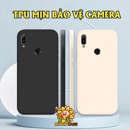 Huawei Y6 2018 / 2019 Prime Pro Y6P 2020 TPU Case With Square Edge, Protect camera. Beautiful Cheap Flexible