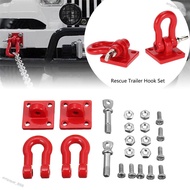 empayar_888 1 Pair Metal Trailer Hook Shackles Buckle for WPL/D90 RC Car Crawler Military Truck Part