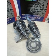 LEO🇨🇷 RACING GEARBOX GEAR BOX RACING SPEED COMPLETE SET EX5/EX5 DREAM 1ST 13/31 32T2ND 18/28T3RD 22/